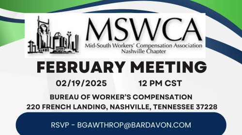 MSWCA Flyer | February Meeting