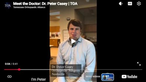 TOA Meet the Doctor YouTube Short Thumbnail Image Dr. Peter Casey