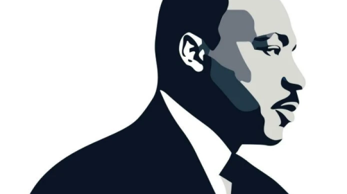 MLK Day Graphic | Martin Luther King Jr illustration