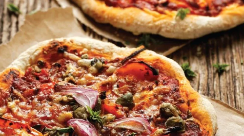 Image - Image of healthy homemade pizza