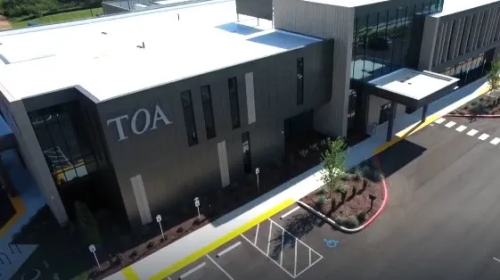 TOA Spring Hill office aerial view of building