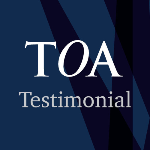 I would recommend TOA and Tim Thomas to anyone!
