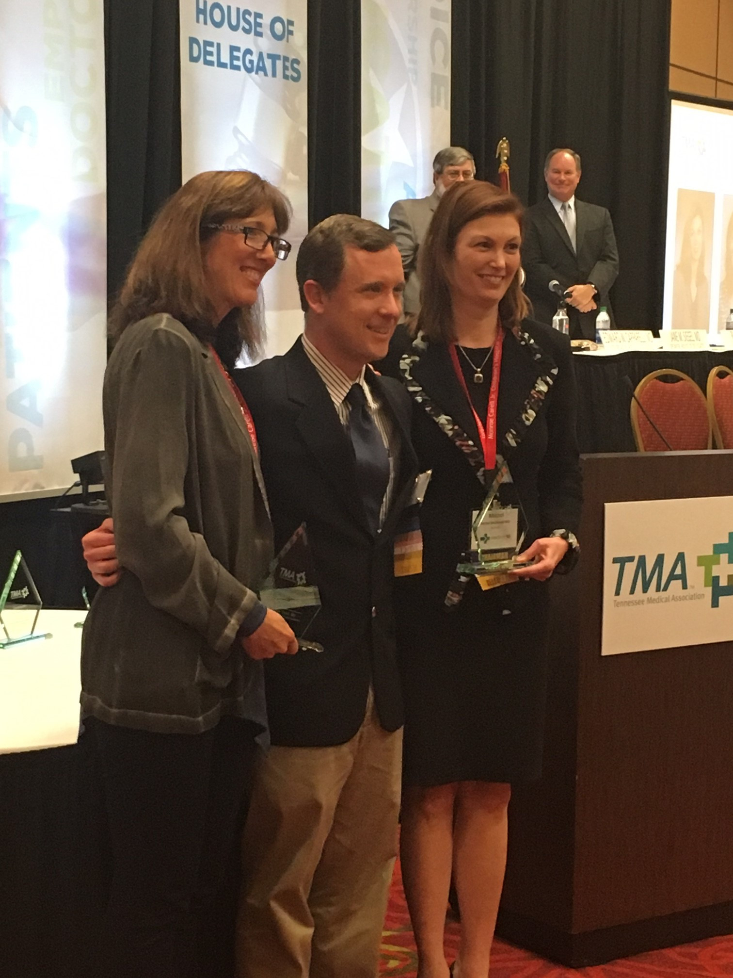 DR. JANE SIEGEL AWARDED THE TMA DISTINGUISHED SERVICE AWARD