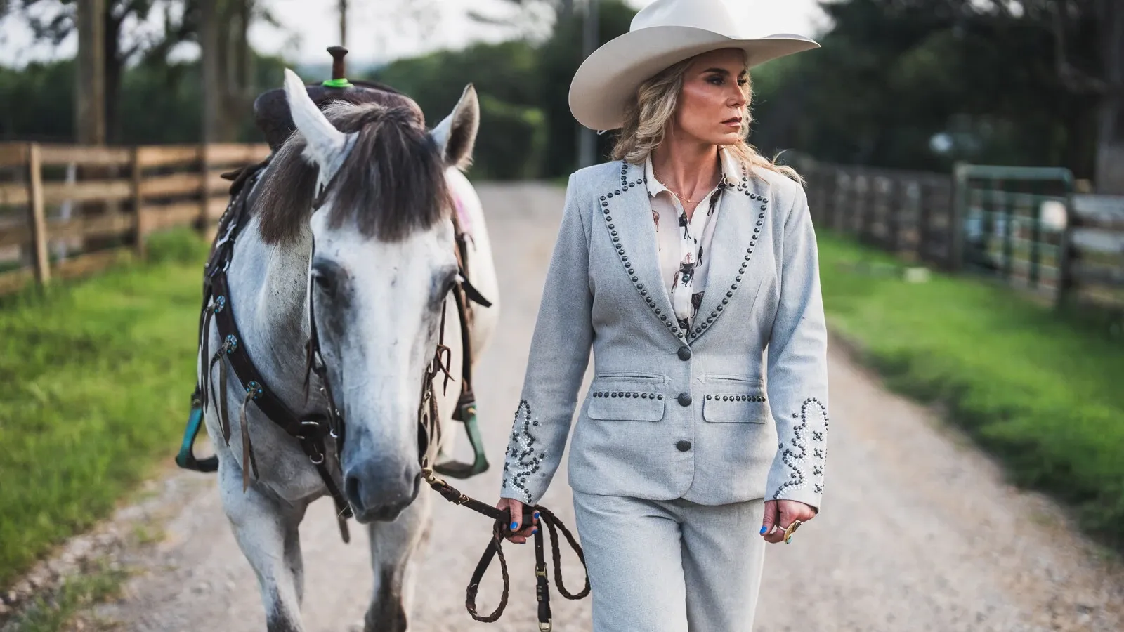 Martha George TOA Walking her Horse